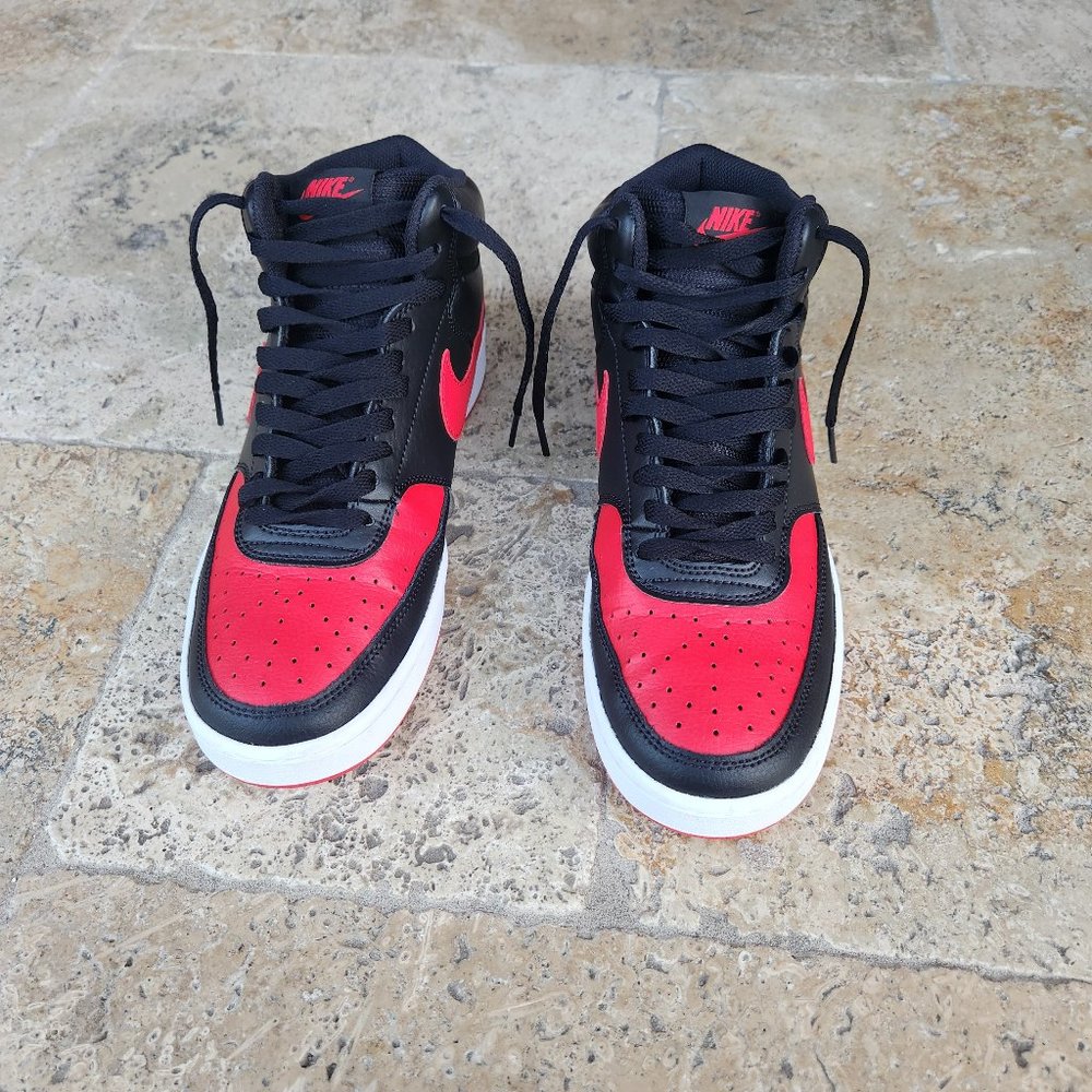 Nike Court Vision Mid- Black/Red
